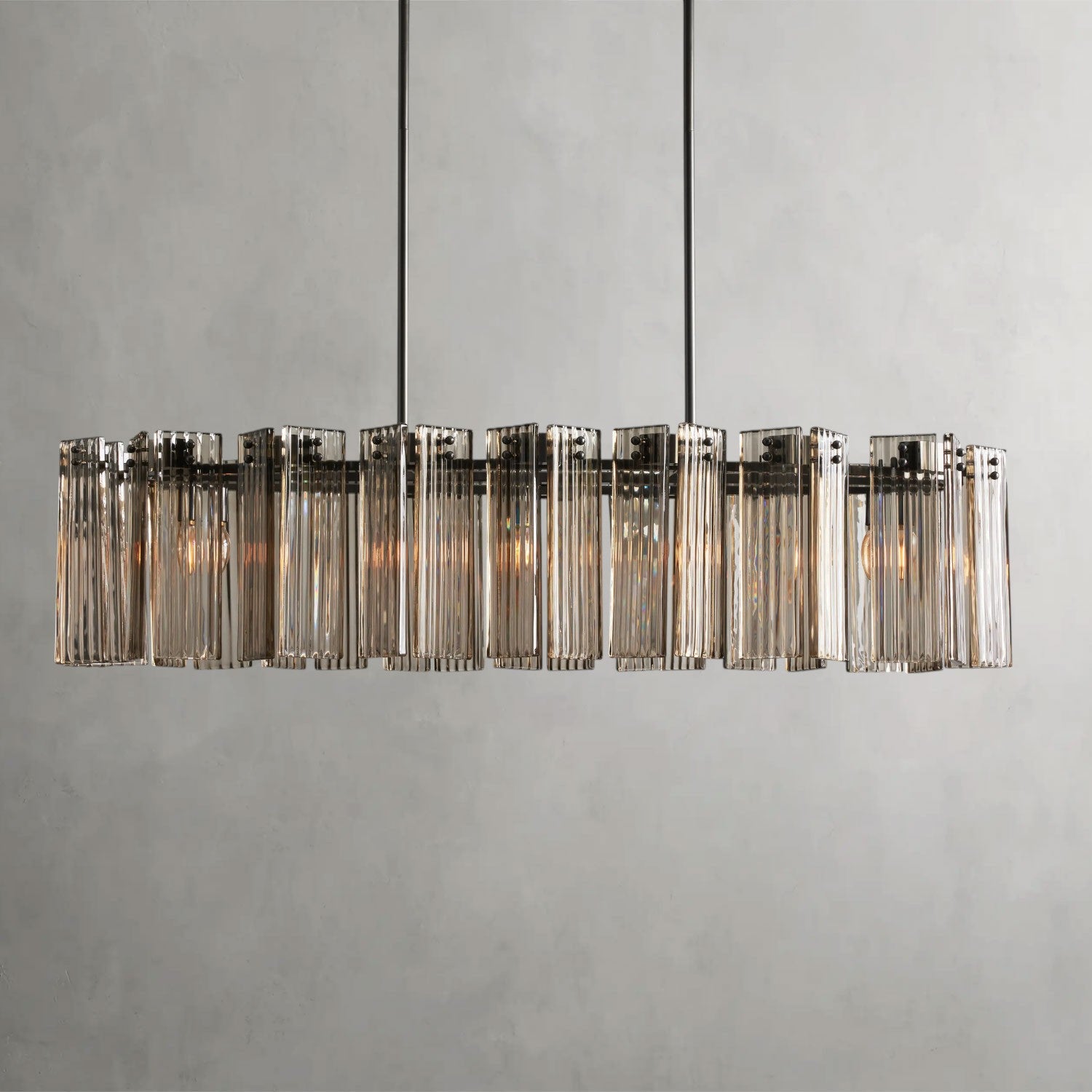 Delsie Oval Chandelier 51", 63", 72"